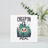 Kawaii Halloween Spider Pun (Stehend Vorderseite)