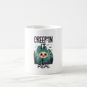 Kawaii Halloween Spider Pun Kaffeetasse