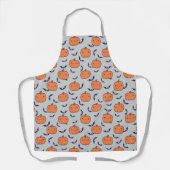 Kawaii Halloween Vampire Pumpkins & Bats Schürze (Vorderseite)