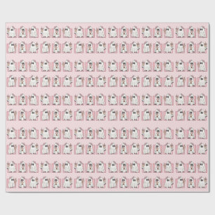 Kawaii Halloween Wrapping Paper - Niedlich & gespa Geschenkpapier