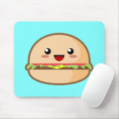 Kawaii Hamburger Mousepad (Mit Mouse)