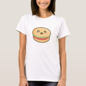 Kawaii Hamburger T-Shirt (Vorderseite)