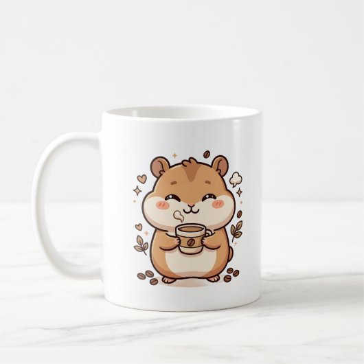 Kawaii Hamster Kaffeetasse Clipart (Links)