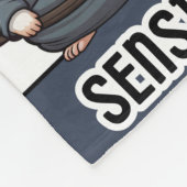 Kawaii Hamster Ninja Pattern Fleecedecke (Ecke)