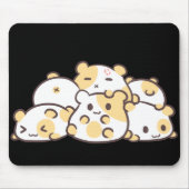 Kawaii Hamster-Stapel-Mausunterlage Mousepad (Vorne)