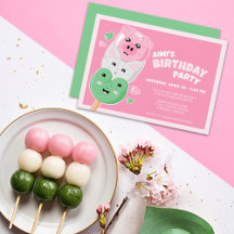 Kawaii Hanami Dango Birthday Party