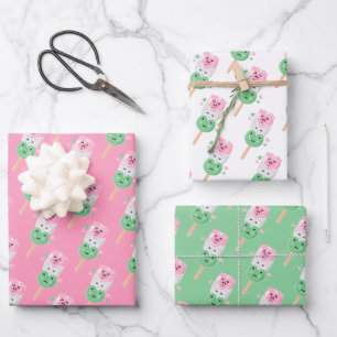 Kawaii Hanami Dango Geschenkpapier Set