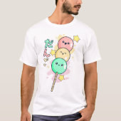 Kawaii Hanami Dango T-Shirt (Vorderseite)