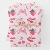 Kawaii Hand-drawn Girly Things Seamless Pattern Geschenkpapier Set (Beispiel)