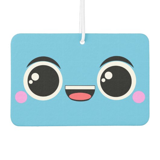 Kawaii Happy Anime Faced Aquamarin Autolufterfrischer