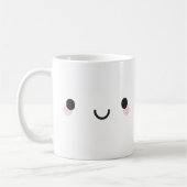 Kawaii Happy Face Kaffeetasse (Links)