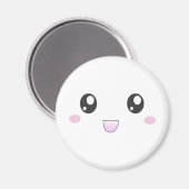 Kawaii-Happy-Gesicht Magnet (Vorderseite/Rückseite)