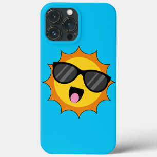 Kawaii Happy Sun mit Sonnenbrille Case-Mate iPhone Hülle