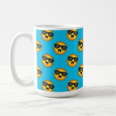 Kawaii Happy Sun mit Sonnenbrille Kaffeetasse (Links)