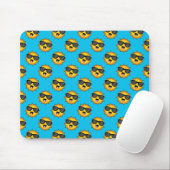 Kawaii Happy Sun mit Sonnenbrille Mousepad (Mit Mouse)