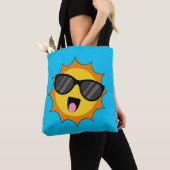 Kawaii Happy Sun mit Sonnenbrille Tasche (Von Nahem)