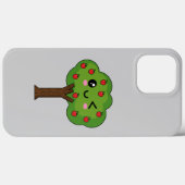 Kawaii Happy Winking Apple Tree Case-Mate iPhone Hülle (Rückseite (Horizontal))
