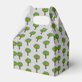 Kawaii Happy Winking Apple Tree Geschenkschachtel (Rückseite)