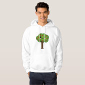 Kawaii Happy Winking Apple Tree Hoodie (Vorne ganz)