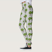 Kawaii Happy Winking Apple Tree Leggings (Links)
