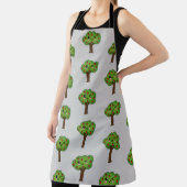 Kawaii Happy Winking Apple Tree Schürze (InSitu)