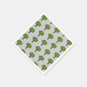 Kawaii Happy Winking Apple Tree Serviette (Ecke)