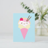Kawaii Harajuku Crepe Postkarte (Stehend Vorderseite)