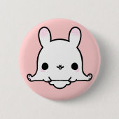 Kawaii Häschen (Sie ändern den Hintergrund!) Button (Vorderseite)