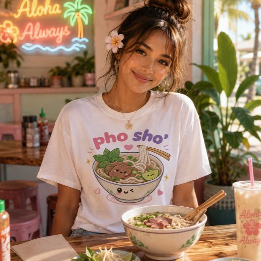 Kawaii Hawaii - pho sho Tri-Blend Shirt