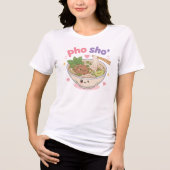 Kawaii Hawaii - pho sho Tri-Blend Shirt (Vorderseite)