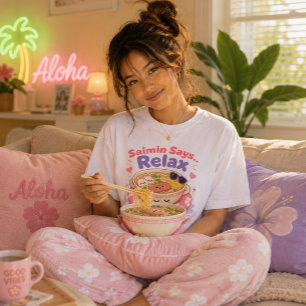 Kawaii Hawaii - Saimin sagt entspann dich Tri-Blend Shirt
