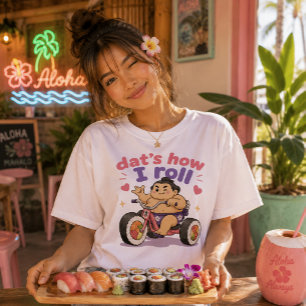Kawaii Hawaii - Sumo Sushi Tri-Blend Shirt
