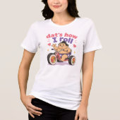 Kawaii Hawaii - Sumo Sushi Tri-Blend Shirt (Vorderseite)