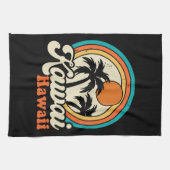 Kawaii Hawaii Surfing Geschirrtuch (Horizontal)