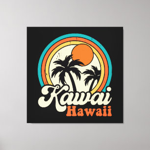 Kawaii Hawaii Surfing Leinwanddruck