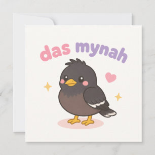 Kawaii Hawaii süße Notizkarte Mitteilungskarte