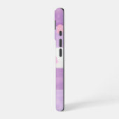 Kawaii Heart Gingham Phone Case iPhone 16 Hülle (Linke Seite)