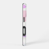 Kawaii Heart Gingham Phone Case iPhone 16 Hülle (Rechte Seite)