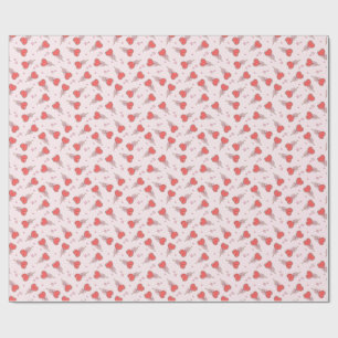 Kawaii Heart Lutscher Verpackungspapier Geschenkpapier