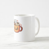 Kawaii Herbsttee Klassischer T - Shirt Kaffeetasse (VorderseiteRechts)