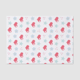 Kawaii Herz Blume und Sterne Seidenpapier