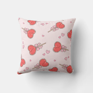 Kawaii-Herz-Lutscher-Wurfkissen Kissen