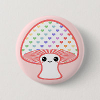Kawaii Herz-Pilz