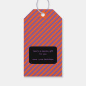 Kawaii Hexch Cat Halloween Geschenkanhänger (Rückseite)