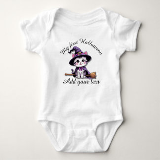 Kawaii-Hexen-Kätzchen – Babys Bodysuit für Hallowe Baby Strampler