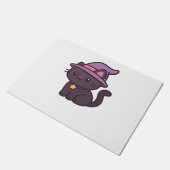 Kawaii Hexenkatze in Lila Hat Classic T - Shirt Fußmatte (Schrägansicht)