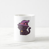 Kawaii Hexenkatze in Lila Hat Classic T - Shirt Kaffeetasse (Mittel)