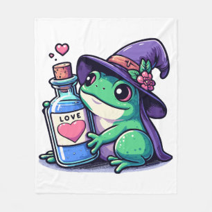 Kawaii Hexenliebeselixir Fleecedecke