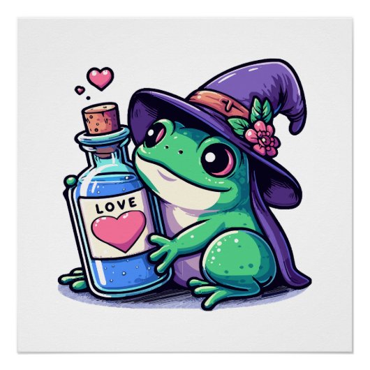 Kawaii Hexenliebeselixir Poster (Vorderseite)