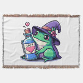 Kawaii-Hexerei-Liebe Decke (Vorderseite)